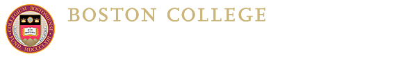 boston college logo white